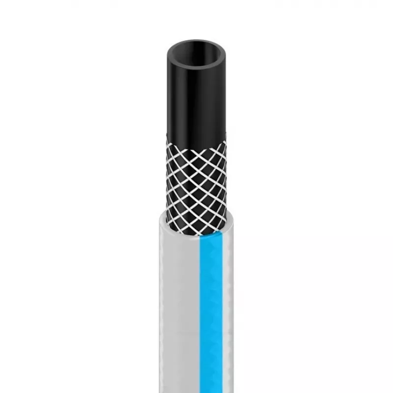 CELLFAST 10-421 PLUS 30 m 1/2 Zoll 3-Lagen PVC Gartenschlauch unterirdisch Blau/Weiß