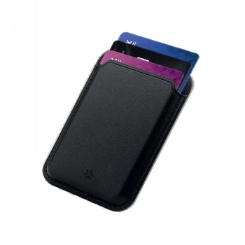 CELLY MAGWALLETBK MagSafe Magnetische Geldbörse mit RFID-Blockierung, Schwarz