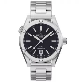 CERTINA DS Action Diver Automatic 43mm schwarzes Zifferblatt NATO-Armband C041407190510
