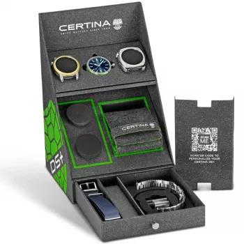 CERTINA DS Action Diver Automatik Herrenuhr 43mm blaues Zifferblatt Edelstahl Milanese Mesh Armband C041407190410