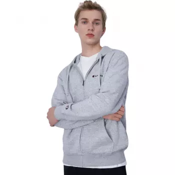 Champion Herren Full-Zip-Hoodie Grau EM021 Größe S