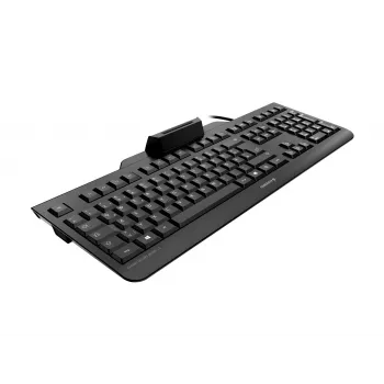 CHERRY SECURE BOARD 1.0 FRANCE Tastatur, französisches AZERTY-Layout, kabelgebundenes USB, Schwarz