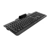 Cherry SECURE BOARD 1.0 Kabelgebundene Tastatur mit NFC-Leser, UK-Layout, Schwarz