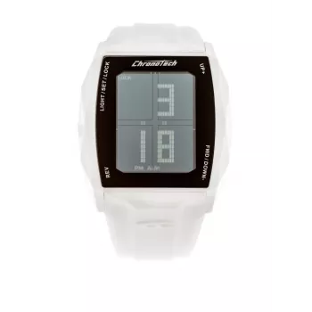 CHRONOTECH MAN RW0024 40mm analoge Quarzuhr mit schwarzem Zifferblatt und Lederarmband