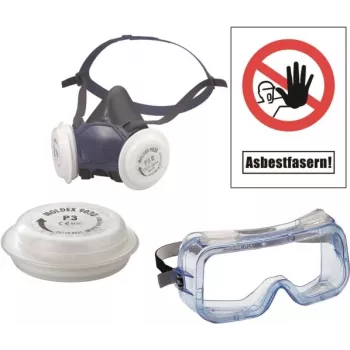 Cimco Asbest-Set Comfort Halbmaske mit 6x P3 Filtern 145090