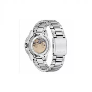 CITIZEN Herren-Automatikuhr NJ0170-83X 43mm Edelstahl grünes Zifferblatt
