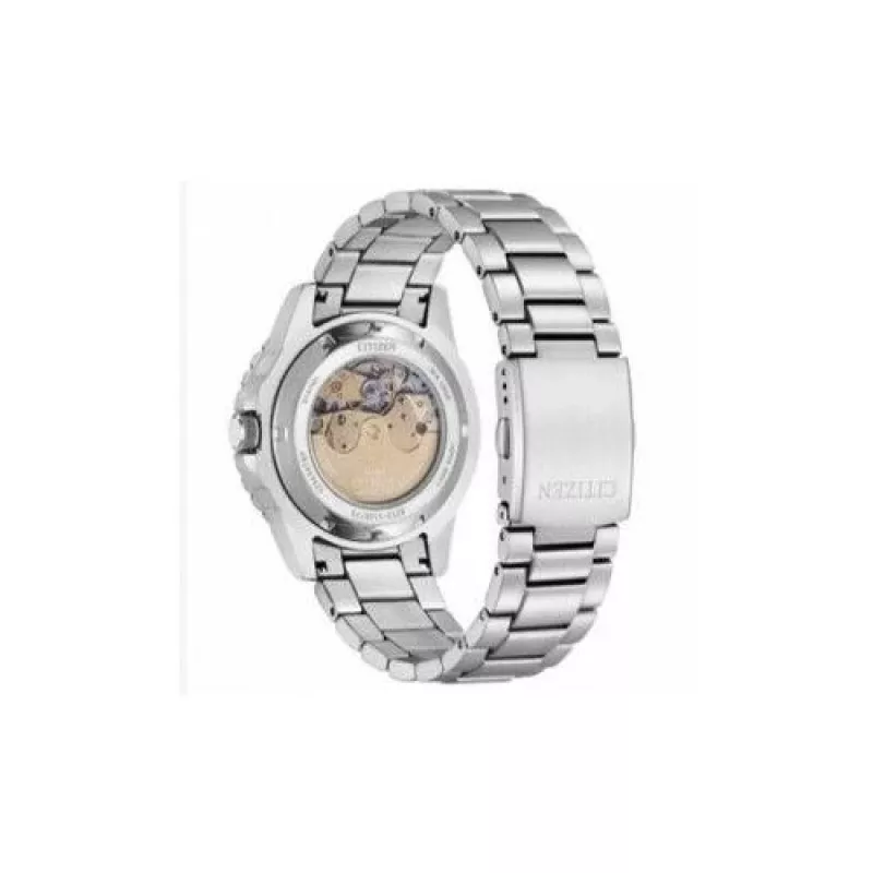 CITIZEN Herren-Automatikuhr NJ0170-83X 43mm Edelstahl grünes Zifferblatt
