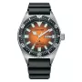 CITIZEN Herren-Automatikuhr NY0120-01Z 41mm oranges Zifferblatt Polyurethan-Armband