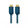 CLICKTRONIC Standard HDMI-Kabel mit Ethernet (HDMI A auf HDMI A) - 20 m, High Speed, 4K, 3D, Schwarz