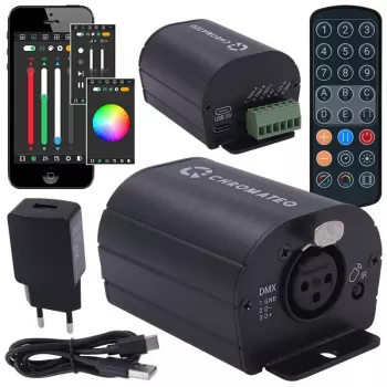 Chromateq CLUB 512 DMX-Controller-Schnittstelle mit Fernbedienung