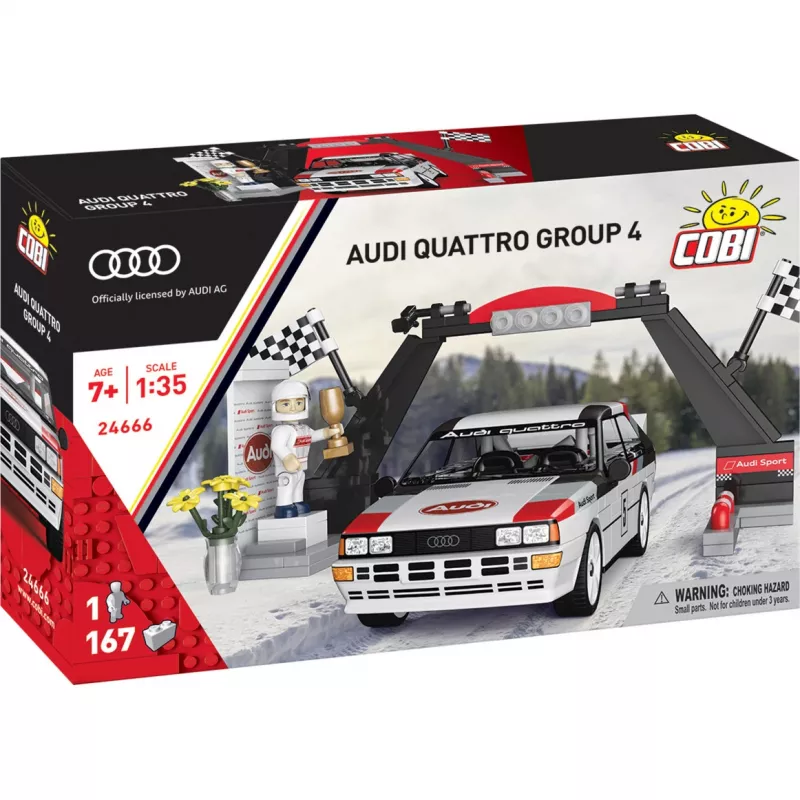 COBI Audi Quattro Group 4 Maßstab 1:35 Bausatz