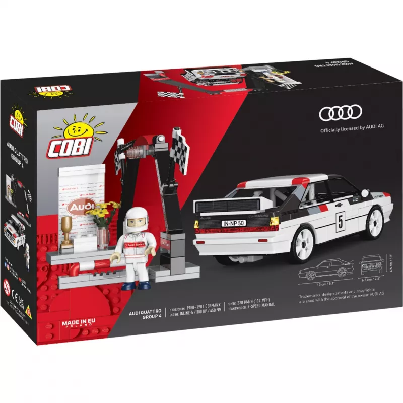 COBI Audi Quattro Group 4 Maßstab 1:35 Bausatz