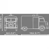 COBI Citroen Type H Polizei Bausteine-Set (Maßstab 1:35)