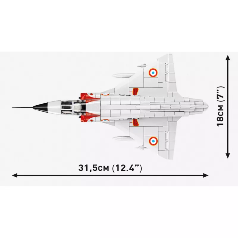 Cobi Mirage IIIC Bausatz, Maßstab 1:48 (560 Teile)