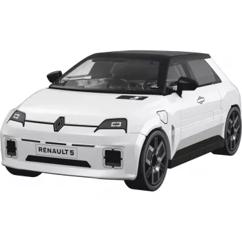 Cobi Renault 5 E-Tech weißes Klemmbausteinset, Maßstab 1:35