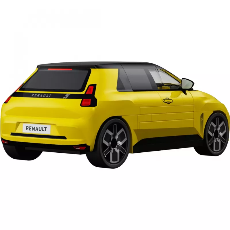 COBI Renault 5 E-Tech gelb 1:35