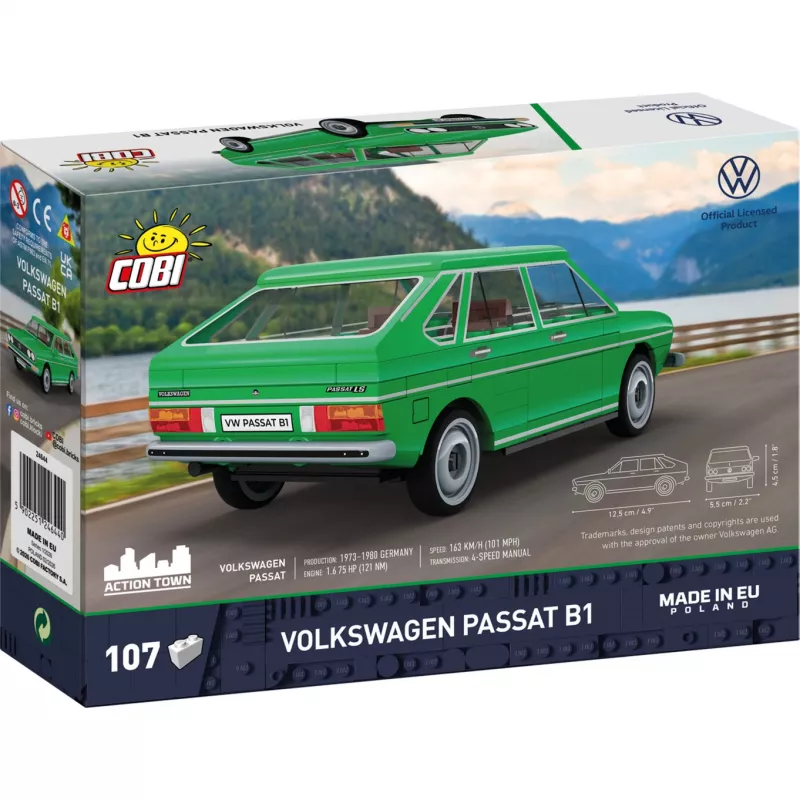 COBI Volkswagen Passat B1 (grün, Maßstab 1:35) Konstruktionsset