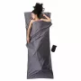 Cocoon CT44 Light Travel Schlafsack-Inlett – rechteckig, 220 x 90 cm, 100% Baumwolle, Elephant Grey