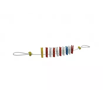 Brunner Easy Dry 10 m Wäscheleine mit Wäscheklammern