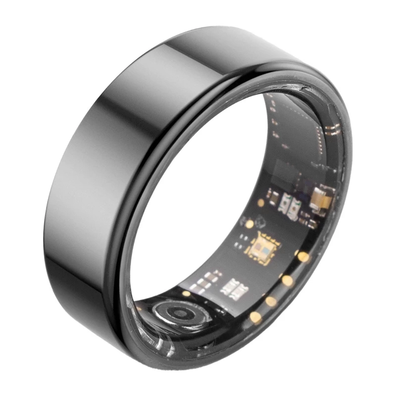 COLMI R02 Smart Ring, Größe 11, 20,3 mm (Schwarz) + Ladecase