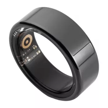 COLMI R02 Smart Ring, Größe 9, 18,9 mm (Schwarz) + Ladecase