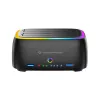 Conceptronic DONN36B 2-Bay SATA HDD/SSD Docking Station, USB 3.0, 2x USB-A, Schwarz