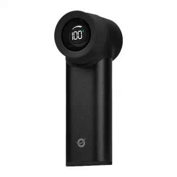Conceptronic Turbo Handventilator, USB-C auf USB-A, Aluminium, 5V, schwarz