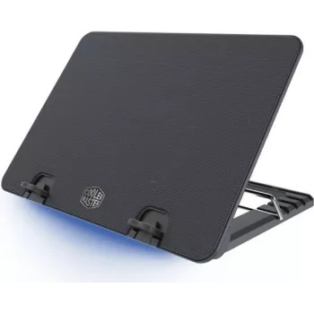 Cooler Master NotePal ErgoStand IV Notebook-Kühlständer, 140 mm Lüfter, 9-17 Zoll, Schwarz (R9-NBS-E42K-GP)