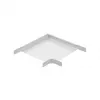 CORNER RS90-60-300 M Eckstück für Pipelife RS90 Rinnensystem, 90° Winkel, 300 mm Schenkel, grau PVC