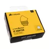 Corsair Hydro X Series 45° Rotary Adapter - Liquid Cooling System Fitting - White (Pack of 2)