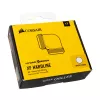 Corsair Hydro X Series XF Hardline 90° 14mm OD - Winkeladapter für Wasserkühlung - Weiß (2er-Pack)