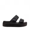 Crocs Brooklyn Low Wedge Sandalen Damen Schwarz EU 38-39