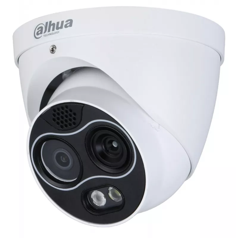 Dahua TPC-DF1241-TB3F4-DW-S8-V1 Dual-Spectrum Thermal & Visible IP Camera, 4MP, 256x192 Thermal, IP67, IK10