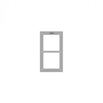 Dahua VTOF002-V2 Unterputzrahmen für VTO modulares Intercom-System, 2 Module, Silber, Aluminiumlegierung