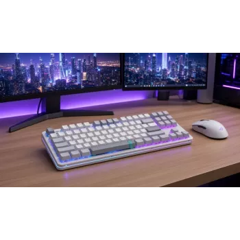 Dark Project ALU87A Daylight Tastatur, G3MS Zircon Switch, RU