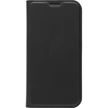 dbramante1928 Bergen Flip Case für Mobiltelefon - Veganes Leder - Schwarz - für Apple iPhone 6, 6s, 7, 8, SE (2. Gen.)