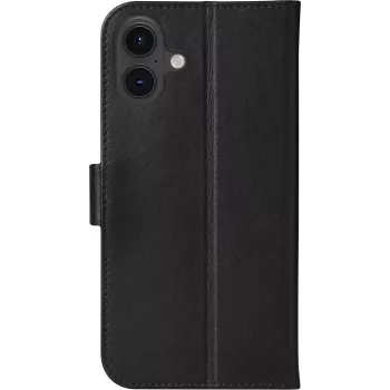 dbramante1928 Copenhagen Flip Case für Mobiltelefon - Echtes Leder - Schwarz - für Apple iPhone 16 Plus