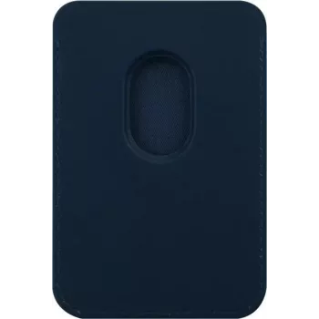 dbramante1928 Leder-Wallet-Hülle für Mobiltelefon und Kreditkarten mit MagSafe-Kompatibilität - Blau