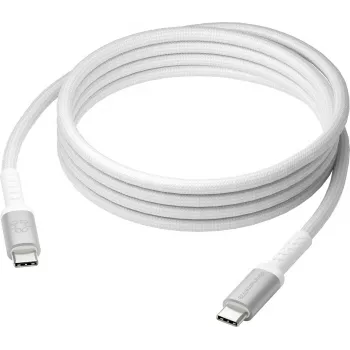 dbramante1928 Re-Charge It USB-C auf USB-C Kabel 2m geflochten Weiß 100W