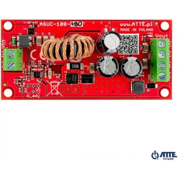 DC/DC-Wandler ATTE ASUC-100-480-OF 100W 48V Eingang 12V Ausgang DIN-Schiene