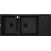 DEANTE 2-Bowl Magnetic Granite Sink with Drainer