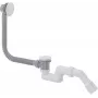 DEANTE Click-Clack Badewannen-Siphon mit Chromoberfläche und flexiblem Überlauf