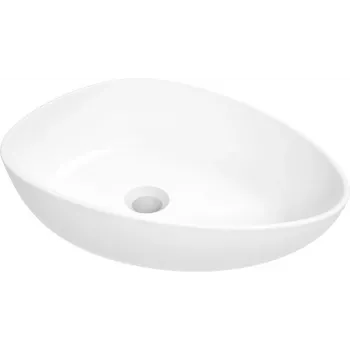DEANTE Aufsatz-Waschbecken aus Keramik CGA_6U5S Weiß
