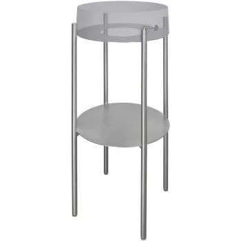 DEANTE CKS_F36A Stand-Badezimmerkonsole Weiß Glänzend, 2 Soft-Close-Schubladen, Cersanit CREA 80cm Kompatibel
