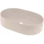 DEANTE Granit-Verbundstoff Waschtisch mit Abtropffläche - Beige - 780x435 mm