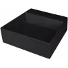 DEANTE Granit-Verbundstoff Einzelbecken Spüle mit Hahnloch - Abdeckung, Schwarz, 45 cm Mindestschrankbreite