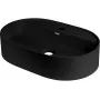 DEANTE Granite Countertop Waschbecken mit Armatureninsel - Oval - Schwarz