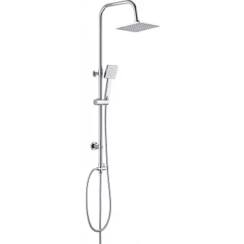 DEANTE NAC 01FK 1-Funktion Duschkopf, Regenstrahl, Chrom, 100 mm