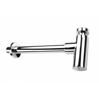 DEANTE NHC 031K Runder Waschbecken-Siphon verchromtes Messing Flaschengeruchverschluss