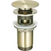 DEANTE NHC M10U Universal Waschbecken- oder Bidet-Stöpsel mit Hülse – Chromkopf, EPDM-Dichtung, passend für 32-40 mm Abläufe